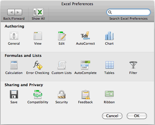 make excel for mac stop spinning